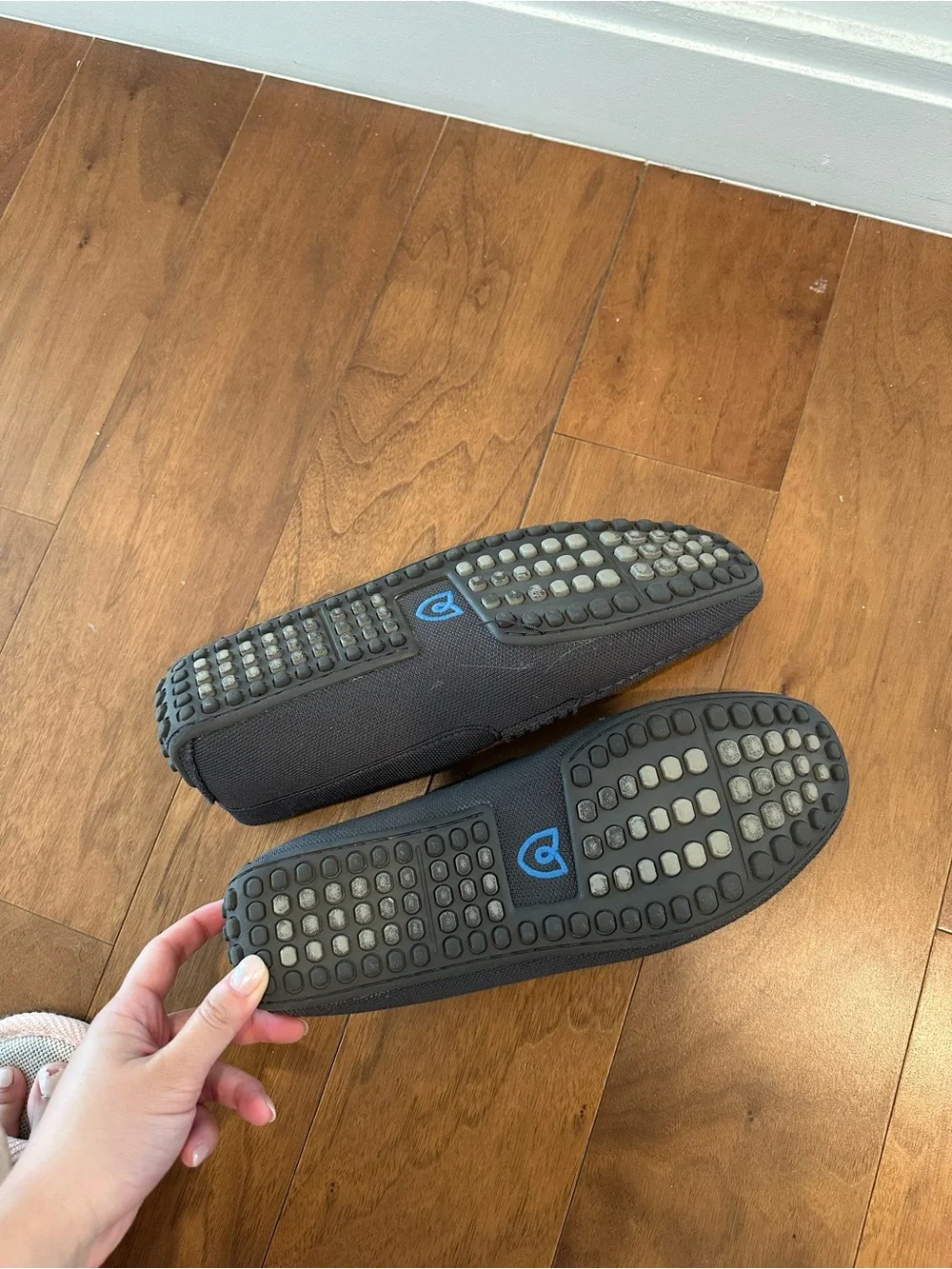 Rothy's Men's Charcoal Gray Slip-On Loafers
